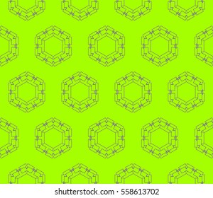 Green and blue modern stylish texture.Stylish background with fancy elements. Vector seamless pattern.