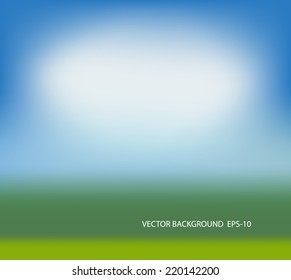 Green and blue natural abstract background .