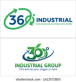 Green blue navy circle arrow symbol icon number plane line linear initial modern element emblem logo template suitable for creative application finance office branding aviation business recycling