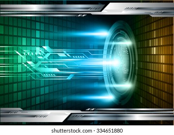 green blue orange Light Abstract Technology background for computer graphic website internet and business.circuit. illustration. abstract digital . silver. infographics. motion move blur.neon. vector