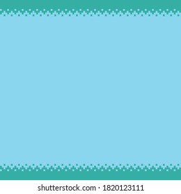 Green and blue pattern pixel art. Vector background.