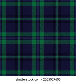 Green Blue Pattern textile seamless tartan plaid vector texture. material background