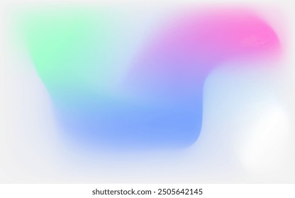 Green Blue Pink Vector Technology Boke Abstract Grid Gradient Background