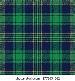 Grünes und blaues Plaid-Muster. Tartan Design für Kissen, Hemden, Kleider, Tischdecken usw.