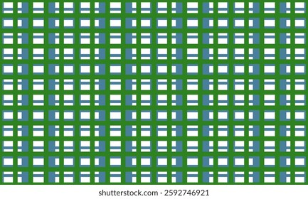 Green and blue plaid texture, light blue scotch grid pattern, repeat seamless style, replete image design for fabric printing