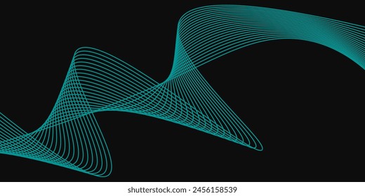 Fondo moderno abstracto de la tecnología del Vector violeta azul y púrpura verde con la línea brillante