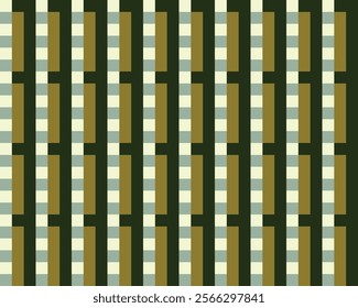 Green and blue seamless stripes pattern design vector