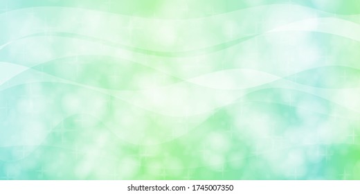 Green Blue Sparkle Background Illustration Design