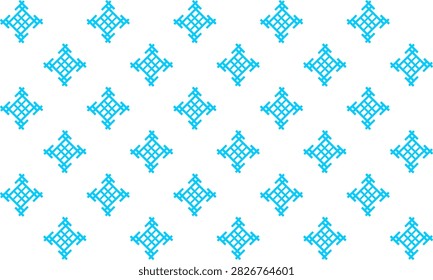 green blue star dot pattern, Abstract Seamless geometric pattern with blue stars background, blue diamond dot, repeat star pattern design for fabric printing, star patter checkerboard, Jasmine Pattern