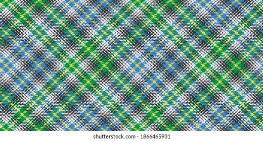 green and blue stripes on on black white background fabric texture of traditional diagonal checkered tartan seamless ornament for plaid, tablecloths, shirts, clothes, dresses, bedding