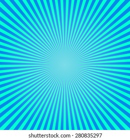 Green and Blue Texture Background With Sunburst