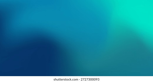 Grüner und blauer Übergang Farbverlauf Hintergrund. Modernes Texturdesign. Leerraum-Design