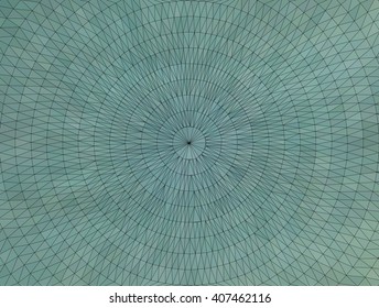 Green Blue Triangle Circle Background