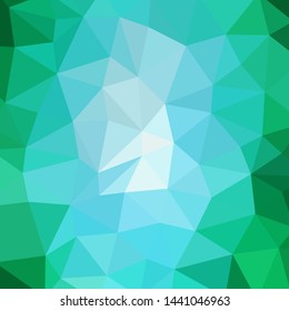 green and blue triangles background 