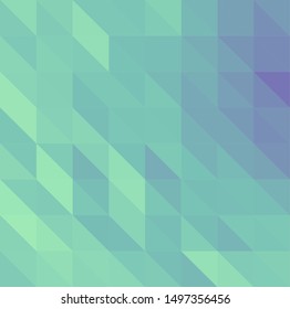 Green blue vector abstract textured polygonal background triangle pattern for background with copy space