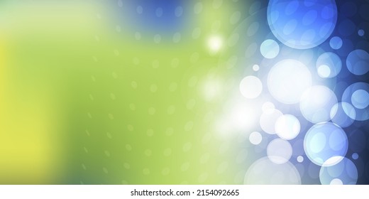 Papel de escritorio verde y azul, fondo, volante o diseño de portada para su negocio con textura borrosa abstracta- Aplicable como base para presentaciones, carteles, carteles, folletos-plantilla vectorial creativa
