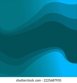 Green Blue Wave Background or Cover. It can be used for power point, banner, pamflet, etc.