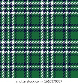 Green, Blue and White modern tartan plaid Scottish seamless pattern.Texture from tartan, plaid, tablecloths, clothes, shirts, dresses, paper, bedding, blankets and other textile products.