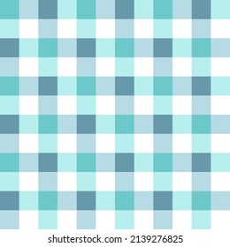 Green, blue and white plaid seamless pattern background. Vector illustration.