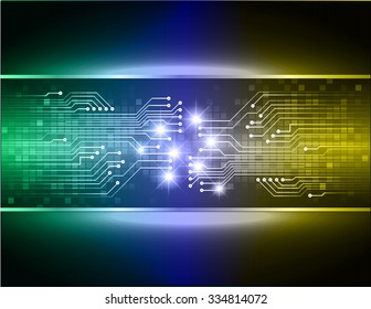 green blue yellow Light Abstract Technology background for computer graphic website internet and business. circuit. vector illustration. abstract. infographics. motion move blur.neon. pixel