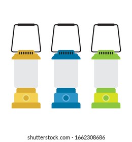 Green, blue, yellow light, lantern 3 types