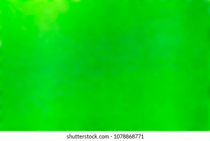Green blur poster background pattern for design. Blurred leaves effect. Abstract halftone effect. Lime grunge texture. Vector illustration.