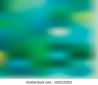 Green blurred background.  Smooth gradient texture color. Vector illustration. Shiny bright website pattern, Web and Mobile Applications, social media, banner header or sidebar graphic 
