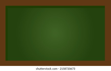 Green board vector, for writing online, presentation, and kids book