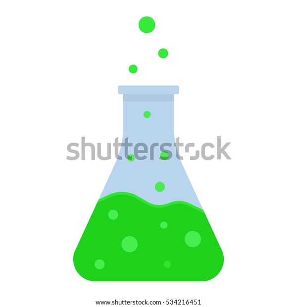 Download Green Boiling Potion Color Icon Laboratory 库存矢量图（免版税）534216451