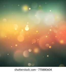 Green bokeh abstract background. And also includes EPS 10 vector