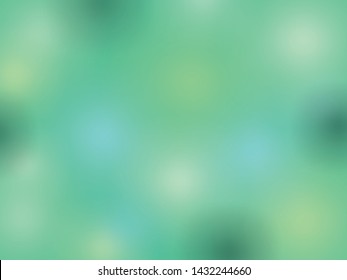 Green bokeh abstract light background