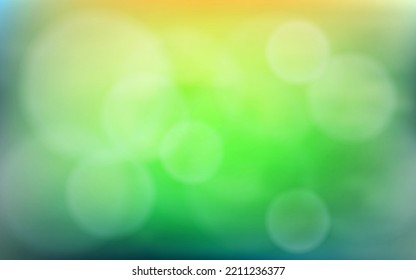 Green bokeh background. Defocused abstract green background. Blur nature green park. Sunny green nature background.