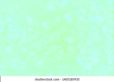 Green bokeh background. Scalable vector illustration. Pattern with circles of different scale and transparency with overlap. Colorful background for banners, web pages, ads, Wallpapers