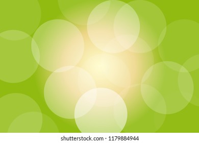 Green Bokeh Background wallpaper 
with light at center