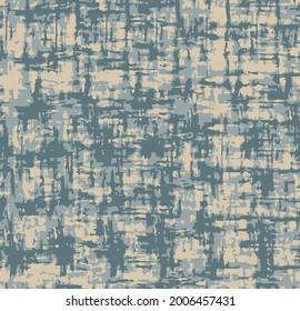 Green Bold brushstrokes and thin stripes. textures,Plaid pattern Vector bold with thin beige checked background.Monochrome Checked Motif Stained Textured Background. Seamless Pattern.