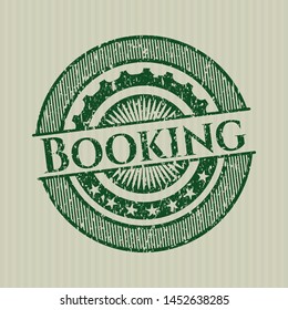 Green Booking distressed rubber texture