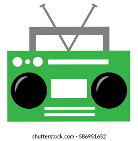 Green Boombox