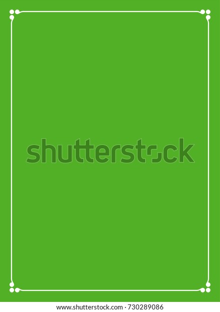 Green Border Frame Book Cover Vector Stock Vector (Royalty Free ...