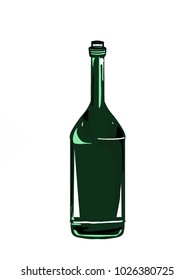 green bottle cartoon