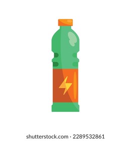 green bottle drink design over white