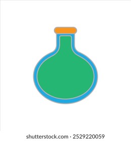 grüne Flasche Logo Design eps