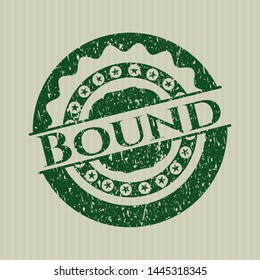 Green Bound distressed rubber texture