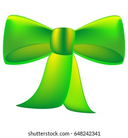 Green bow
