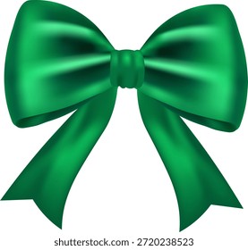 Grüne Schleife ohne Hintergrundvektor