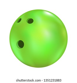 Green Bowling Ball Draw