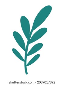 diseño de bifurcación verde sobre blanco