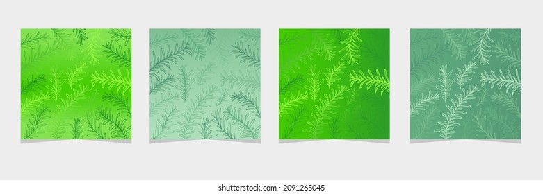 Green branch gradient. Abstract design template for brochures, flyers, magazine, business card, branding, banners, headers, book covers, notebooks background vector
