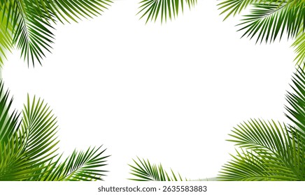 Branch Verde E Fundo Branco Isolado Com Malha De Gradiente, Ilustração De Vetor