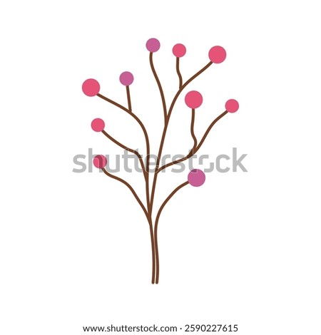 Green Branch Leaf Element Decorative