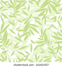 Green branches with leaves 